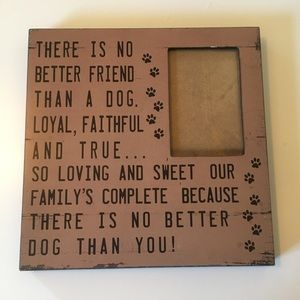 Dog lovers picture frame